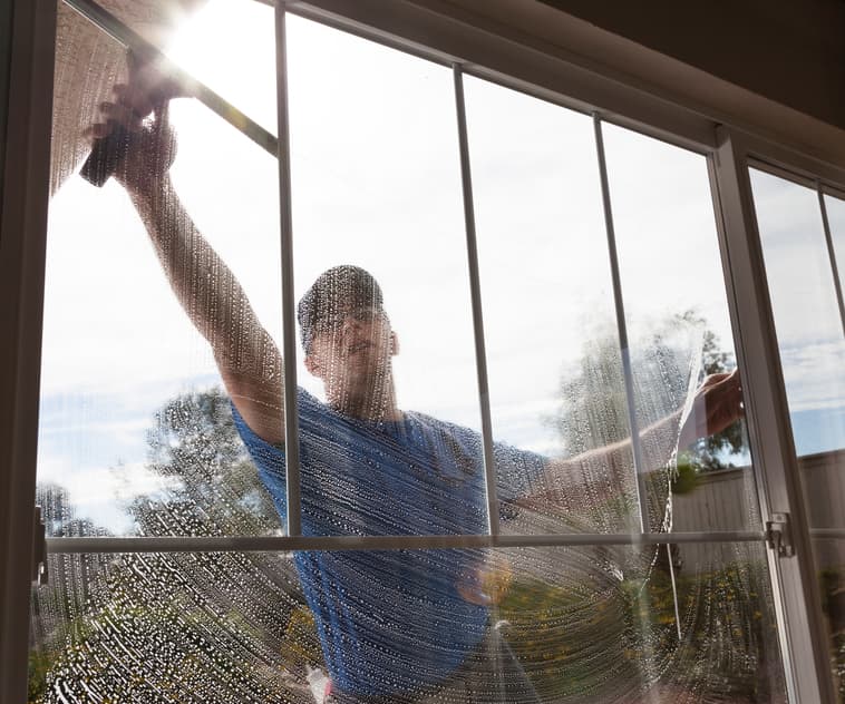 Cleaning residential windows